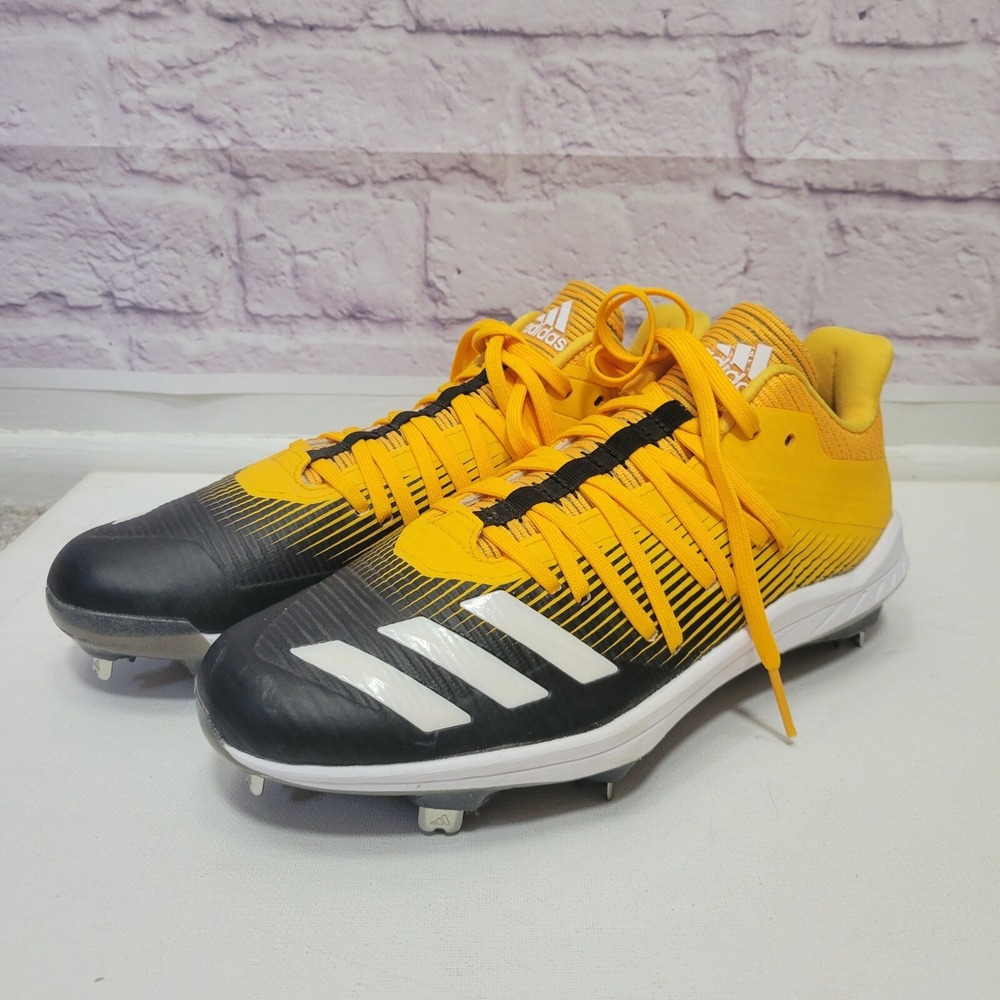 NWOT Adidas Adizero Afterburner 6‎ Baseball Cleats Mens US8 Yellow Black G27667